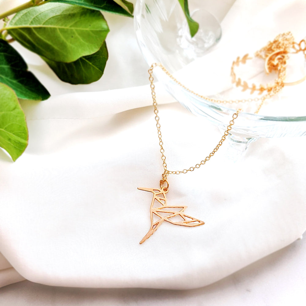 Hummingbird Necklace Gold / Silver - Shany Design Studio Jewellery Shop