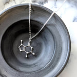 Chocolate Molecule Necklace Gold / Silver