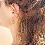 Open Hoop Earrings Gold / Silver
