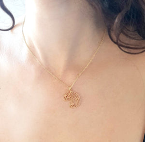 Chameleon Lizard necklace Gold / Silver - Shany Design Studio Jewellery Shop