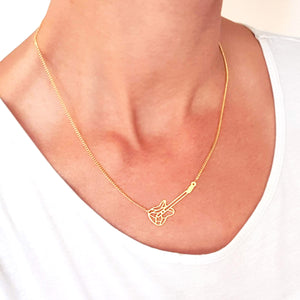 
                
                    Load image into Gallery viewer, Guitar Necklace Gold / Silver - Shany Design Studio Jewellery Shop
                
            
