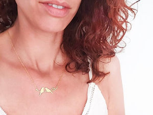 Love Birds Necklace Gold / Silver - Shany Design Studio Jewellery Shop