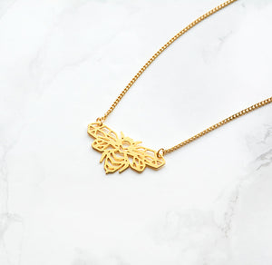 Bee  Insect Necklace Gold / Silver - Shany Design Studio Jewellery Shop