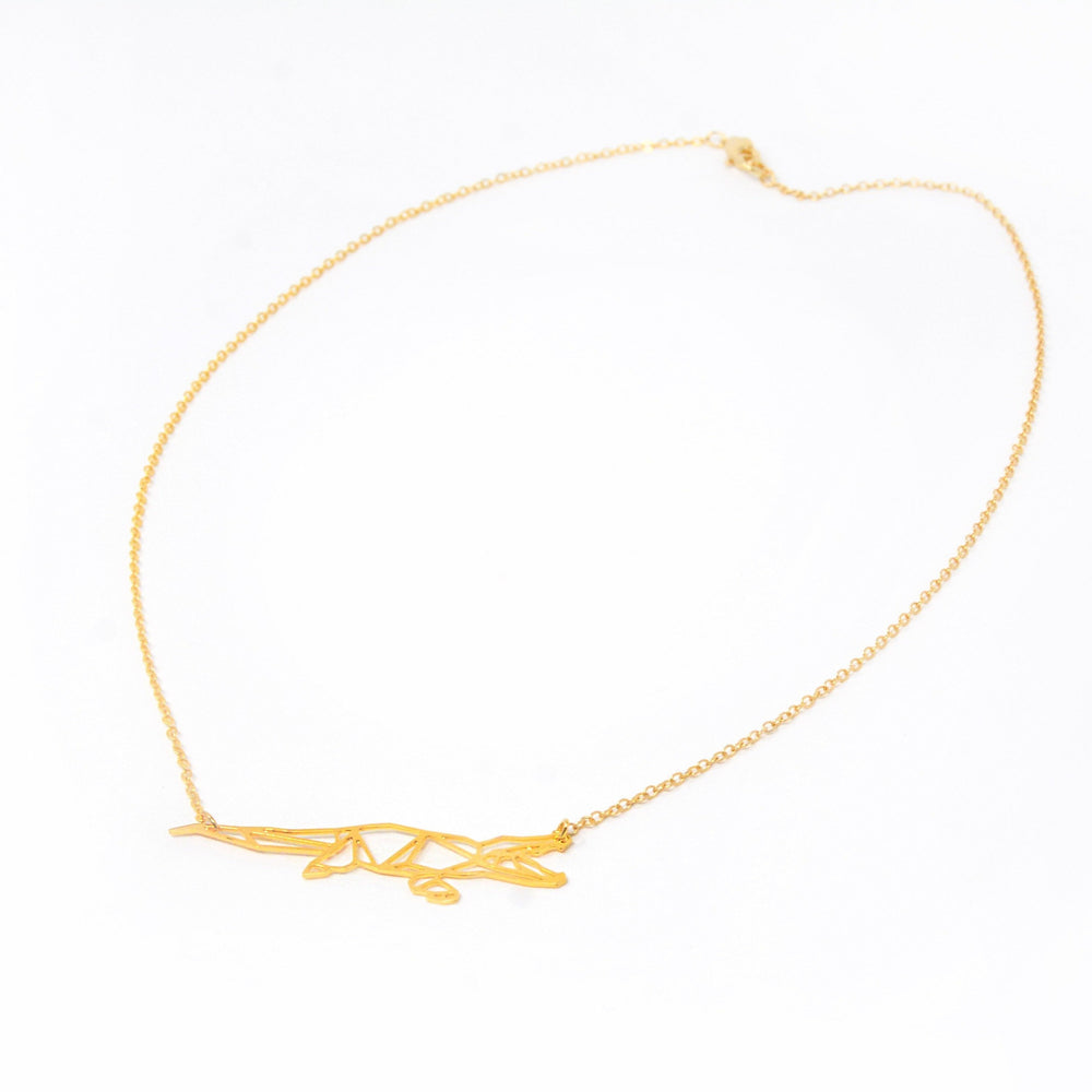 Crocodile Alligator Necklace Gold / Silver - Shany Design Studio Jewellery Shop