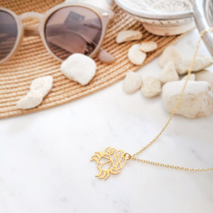 Crab origami necklace Gold / Silver - Shany Design Studio Jewellery Shop