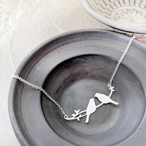 Love Birds Necklace Gold / Silver - Shany Design Studio Jewellery Shop