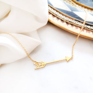 
                
                    Load image into Gallery viewer, Arrow Boho Necklace Gold / Silver - Shany Design Studio Jewellery Shop
                
            