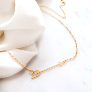 
                
                    Load image into Gallery viewer, Arrow Boho Necklace Gold / Silver - Shany Design Studio Jewellery Shop
                
            