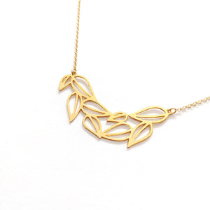 Greek Leaves Necklace Gold / Silver - Shany Design Studio Jewellery Shop