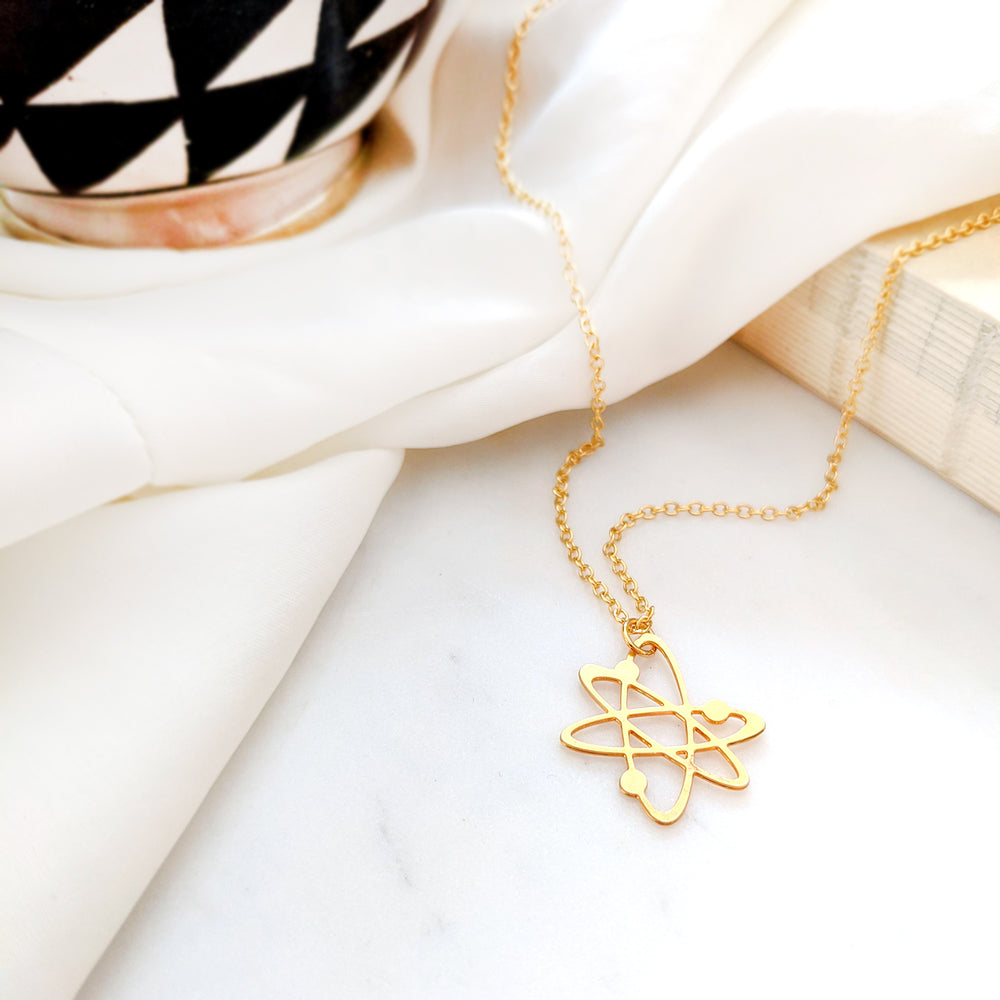 Atom Necklace Gold / Silver - Shany Design Studio Jewellery Shop