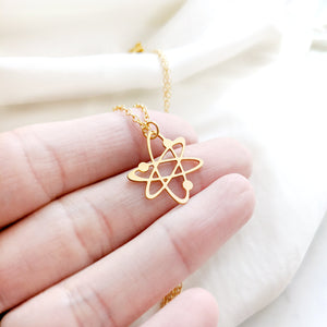 Atom Necklace Gold / Silver - Shany Design Studio Jewellery Shop