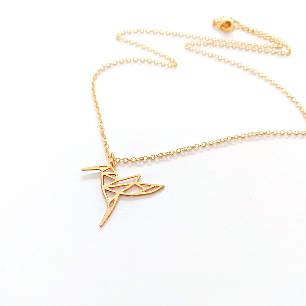 Hummingbird Necklace Gold / Silver - Shany Design Studio Jewellery Shop