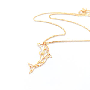 
                
                    Load image into Gallery viewer, Dolphin Necklace Gold / Silver - Shany Design Studio Jewellery Shop
                
            
