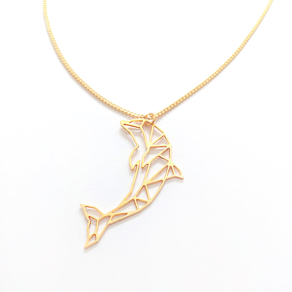 
                
                    Load image into Gallery viewer, Dolphin Necklace Gold / Silver - Shany Design Studio Jewellery Shop
                
            