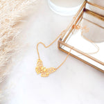 Geometric Butterfly Necklace Gold / Silver