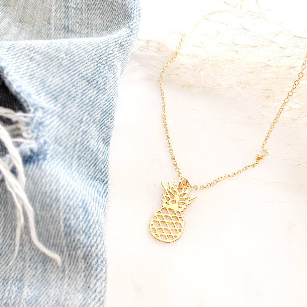 Pineapple Necklace Gold / Silver - Shany Design Studio Jewellery Shop