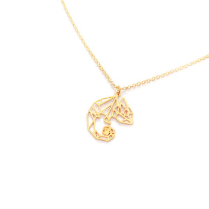 Chameleon Lizard necklace Gold / Silver - Shany Design Studio Jewellery Shop