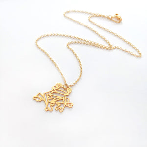 Frog Necklace Gold / Silver - Shany Design Studio Jewellery Shop