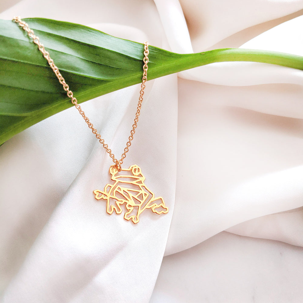 
                
                    Load image into Gallery viewer, Frog Necklace Gold / Silver - Shany Design Studio Jewellery Shop
                
            