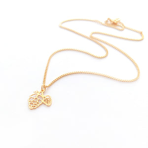 Pinecone necklace Gold / Silver - Shany Design Studio Jewellery Shop