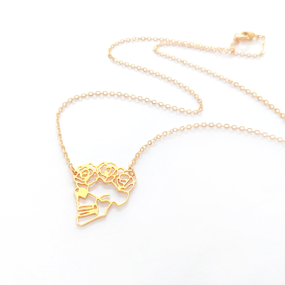 Skull Necklace Gold / Silver - Shany Design Studio Jewellery Shop