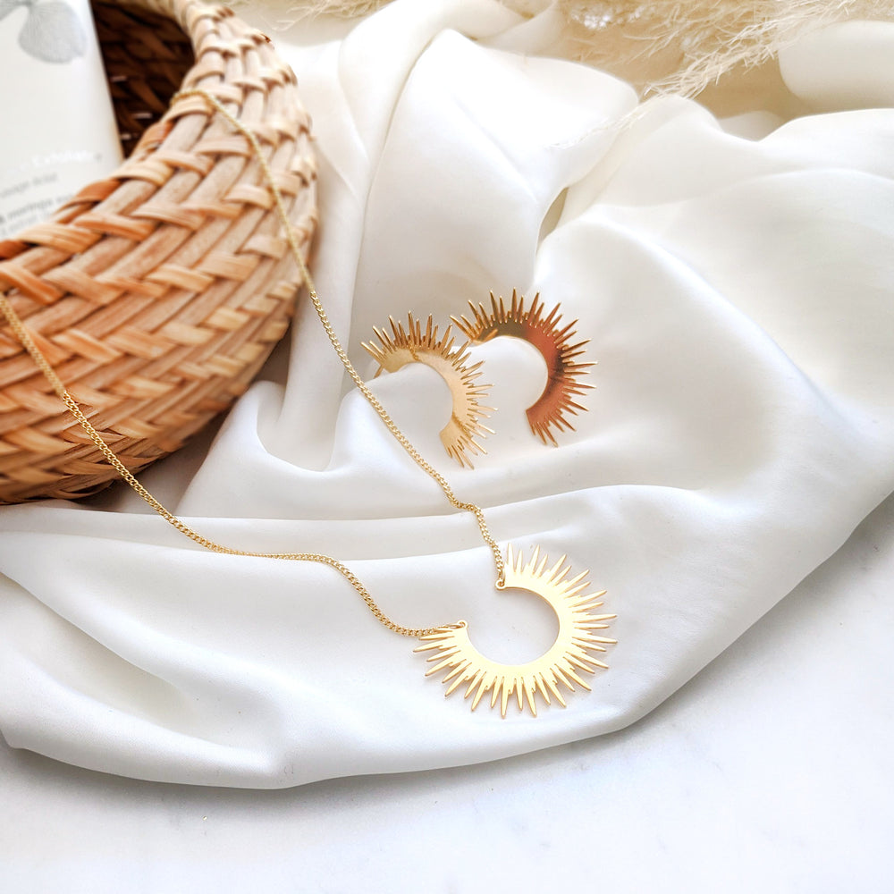 Sun Necklaces Gold / Silver - Shany Design Studio Jewellery Shop
