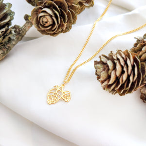 Pinecone necklace Gold / Silver - Shany Design Studio Jewellery Shop