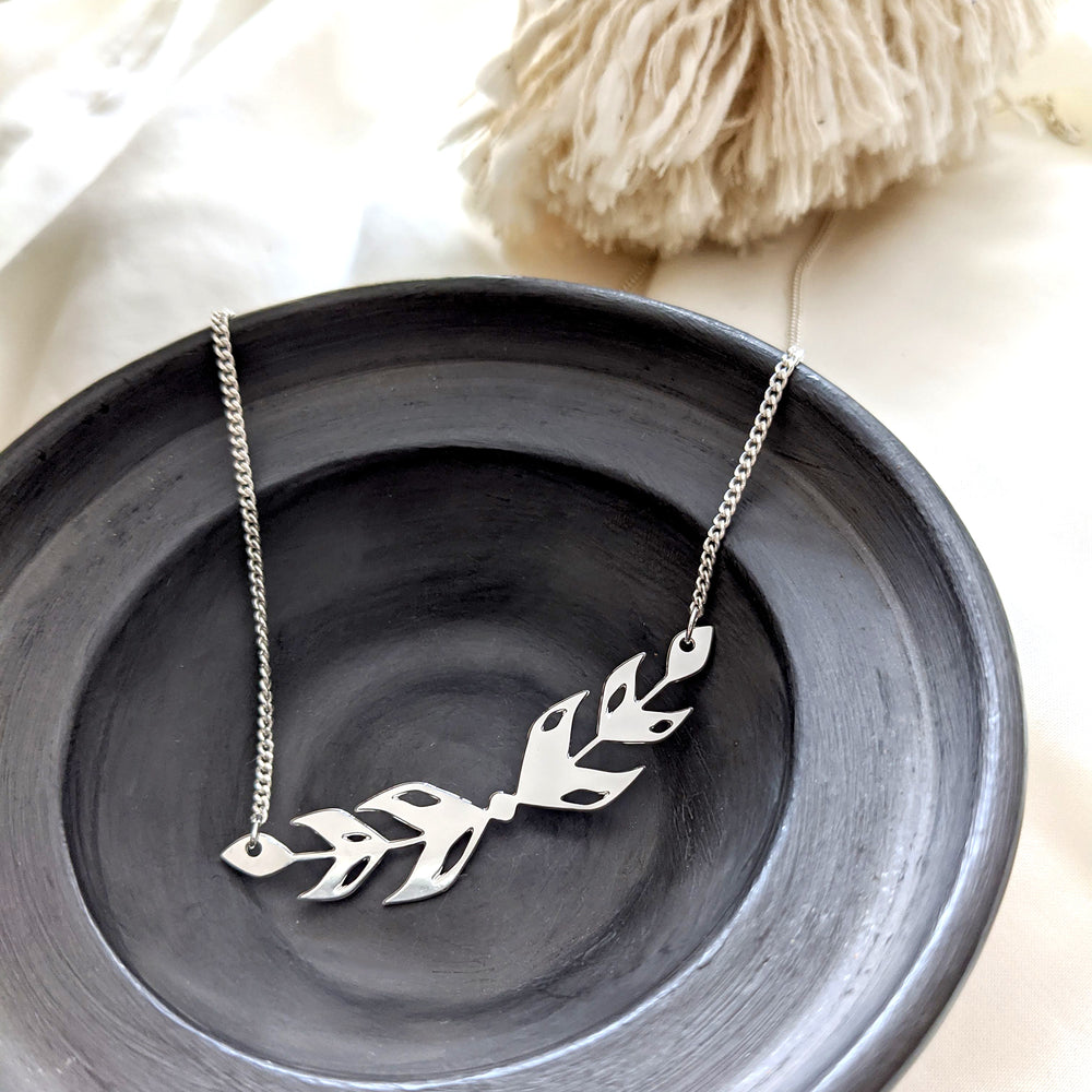 Wheat leaves Necklace Gold / Silver