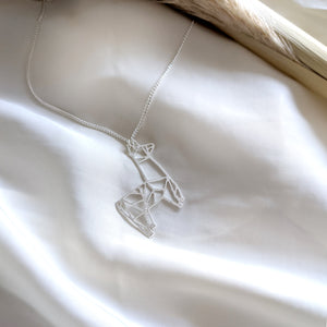 
                
                    Load image into Gallery viewer, Llama Alpaca Necklace Gold / Silver
                
            