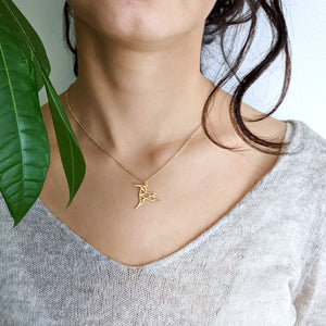 Hummingbird Necklace Gold / Silver