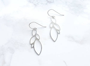 
                
                    Load image into Gallery viewer, Drops Lotus Earrings Gold / Silver - Shany Design Studio Jewellery Shop
                
            