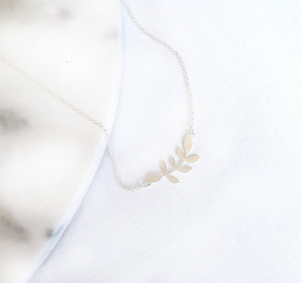 Small Leafs Necklace Gold / Silver - Shany Design Studio Jewellery Shop