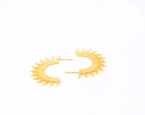 Sun Spicks Gypsy Earrings Gold / Silver - Shany Design Studio Jewellery Shop