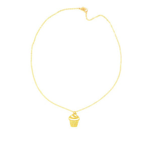 
                
                    Load image into Gallery viewer, Cupcake Necklace Gold / Silver - Shany Design Studio Jewellery Shop
                
            
