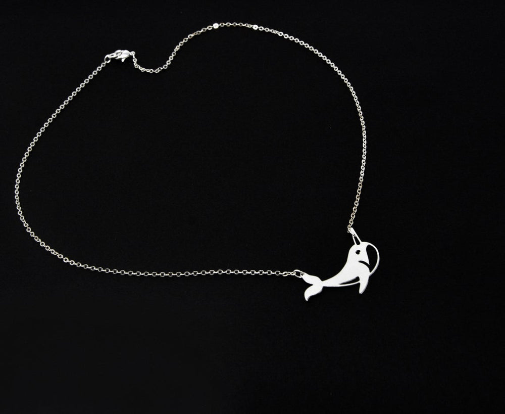 Narwhal Necklace Gold / Silver - Shany Design Studio Jewellery Shop
