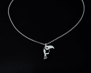 Toucan Parrot Necklace Gold / Silver - Shany Design Studio Jewellery Shop