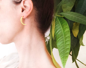 Open Hoop Earrings Gold / Silver - Shany Design Studio Jewellery Shop