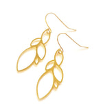 Drops Lotus Earrings Gold / Silver